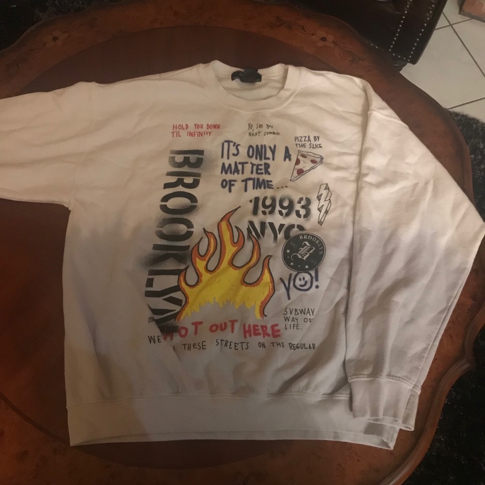Graffiti Styled White Tee